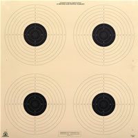 B 40/4 10 Meter (33 Ft.) Air Pistol 4 Bullseye Official NRA Target
