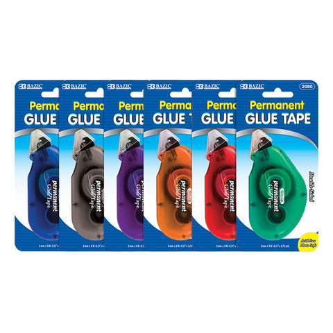 BAZIC 8 mm x 8 m Permanent Glue Tape