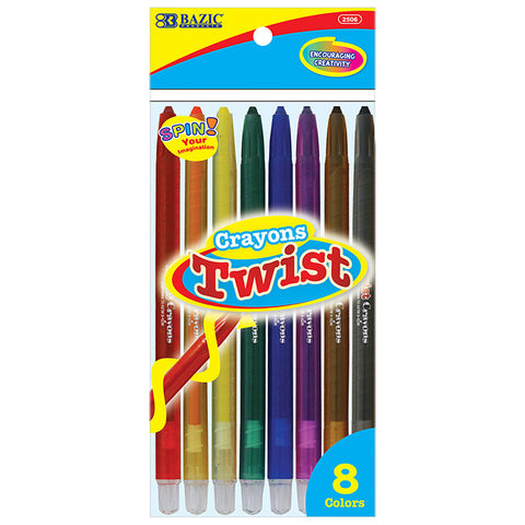 BAZIC 8 Color Propelling Crayon
