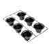 Focus Foodservice 926561 6 Cup popover pan - Pack of 6