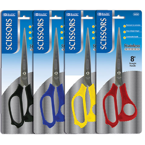 BAZIC 8" Stainless Steel Scissors