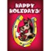 Ass Kickin AKGC4 Happy Holidays Greeting Card