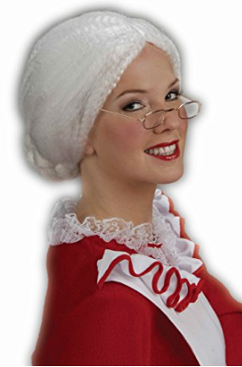 Forum Novelties Women's Holiday Mrs. Santa Costume Wig