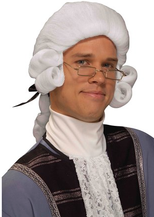Forum Novelties Men's Colonial George Washington Historical Costume Wig