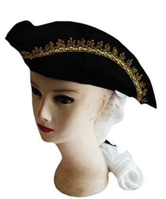 Forum Novelties Colonial Child Hat with Wig