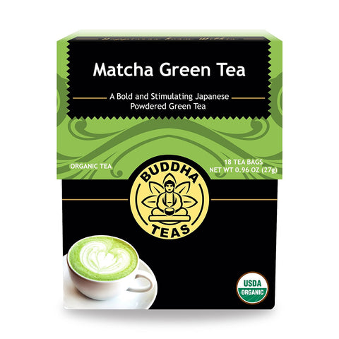 Organic Matcha Green Tea Bags - Has Caffeine - Gourmet Blend Of Green Tea Matcha Powder From Japan