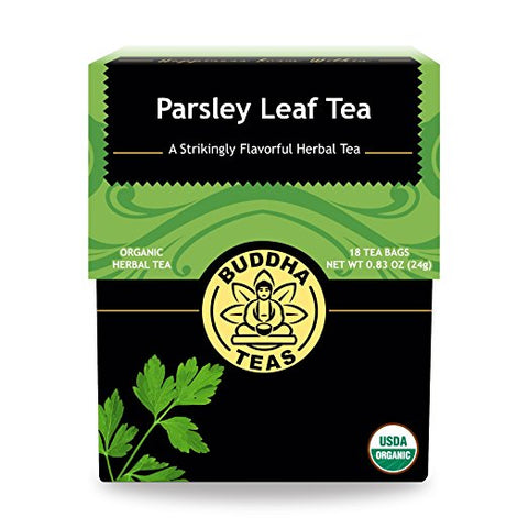 Organic Parsley Leaf Tea - Kosher, Caffeine Free, GMO-Free - 18 Bleach Free Tea Bags